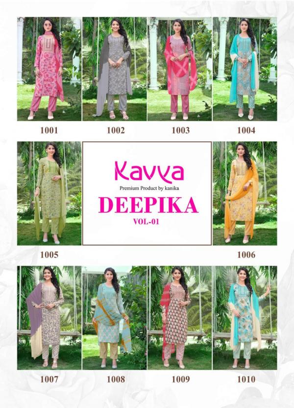 Kavya Deepika Vol 1 Casual Kurti With Bottom Dupatta